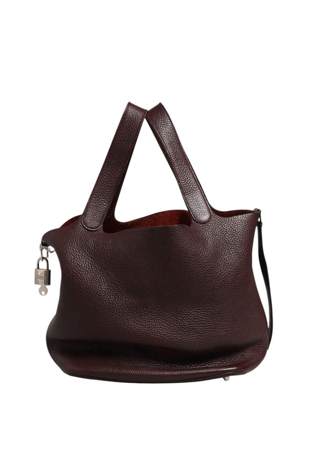 Hermès Picotin Taurillon Clemence Chocolate Women's Handbag ( )