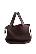 Hermès Picotin Taurillon Clemence Chocolate Women's Handbag ( )