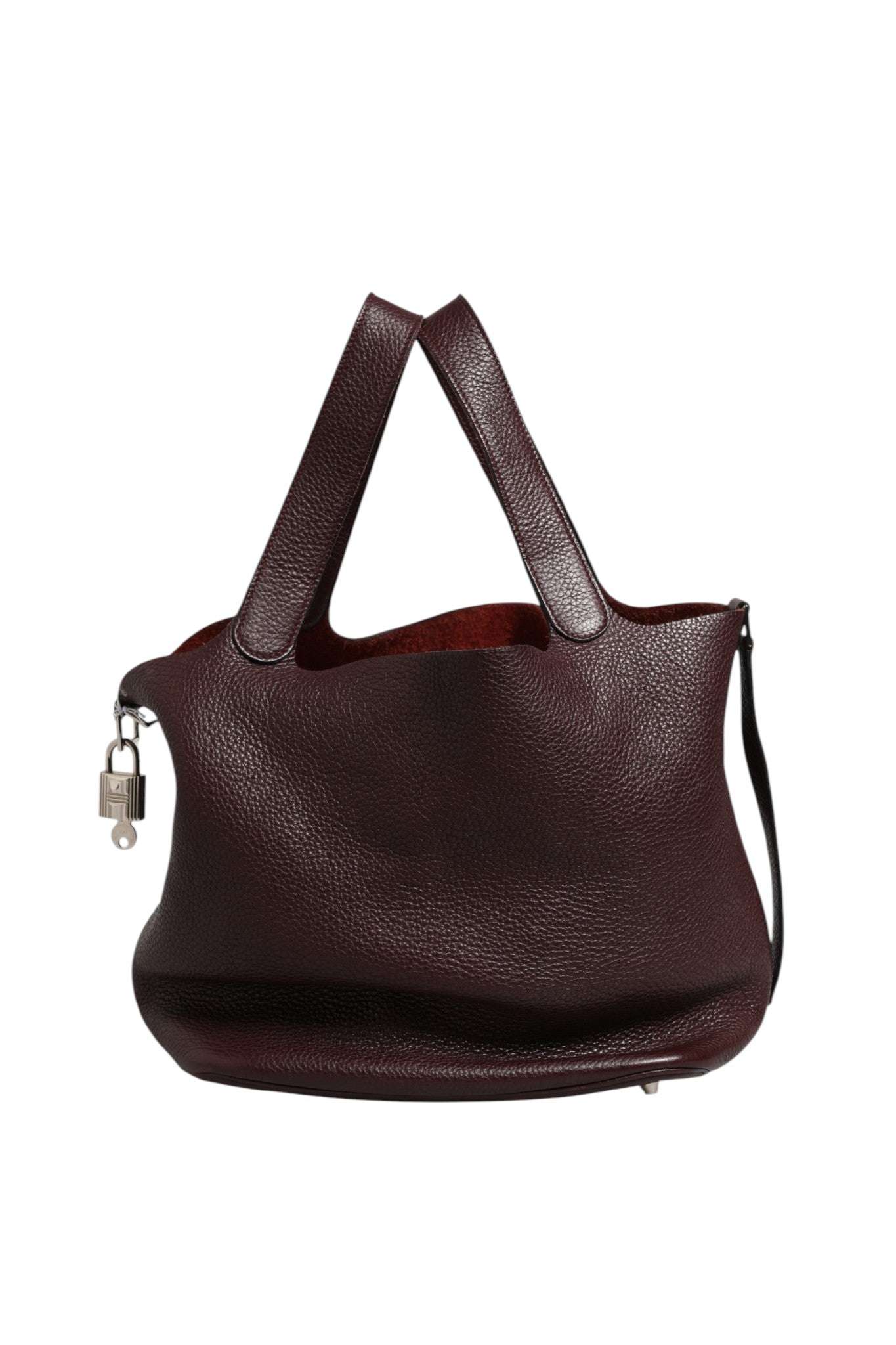 Hermès Picotin Taurillon Clemence Chocolate Women's Handbag ( )