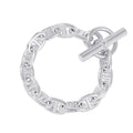 HERMES Chaine d'Ancre Bracelet 14 frames Size MM SV925