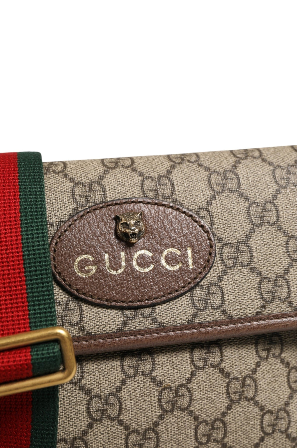 Gucci Supreme Monogram Neo Vintage Web Belt Women's Bag ( )