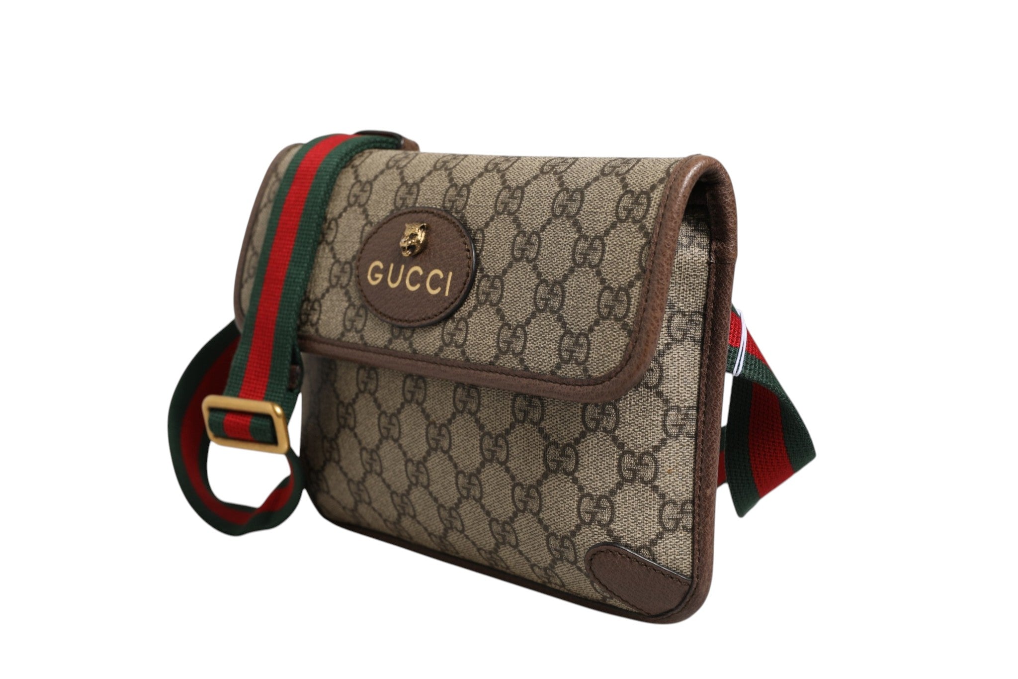Gucci Supreme Monogram Neo Vintage Web Belt Women's Bag ( )