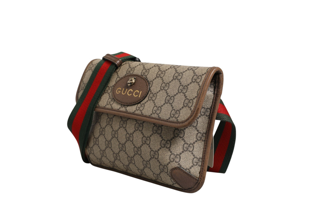 Gucci Supreme Neo Vintage Web Belt Crossbody Women's Bag ( )