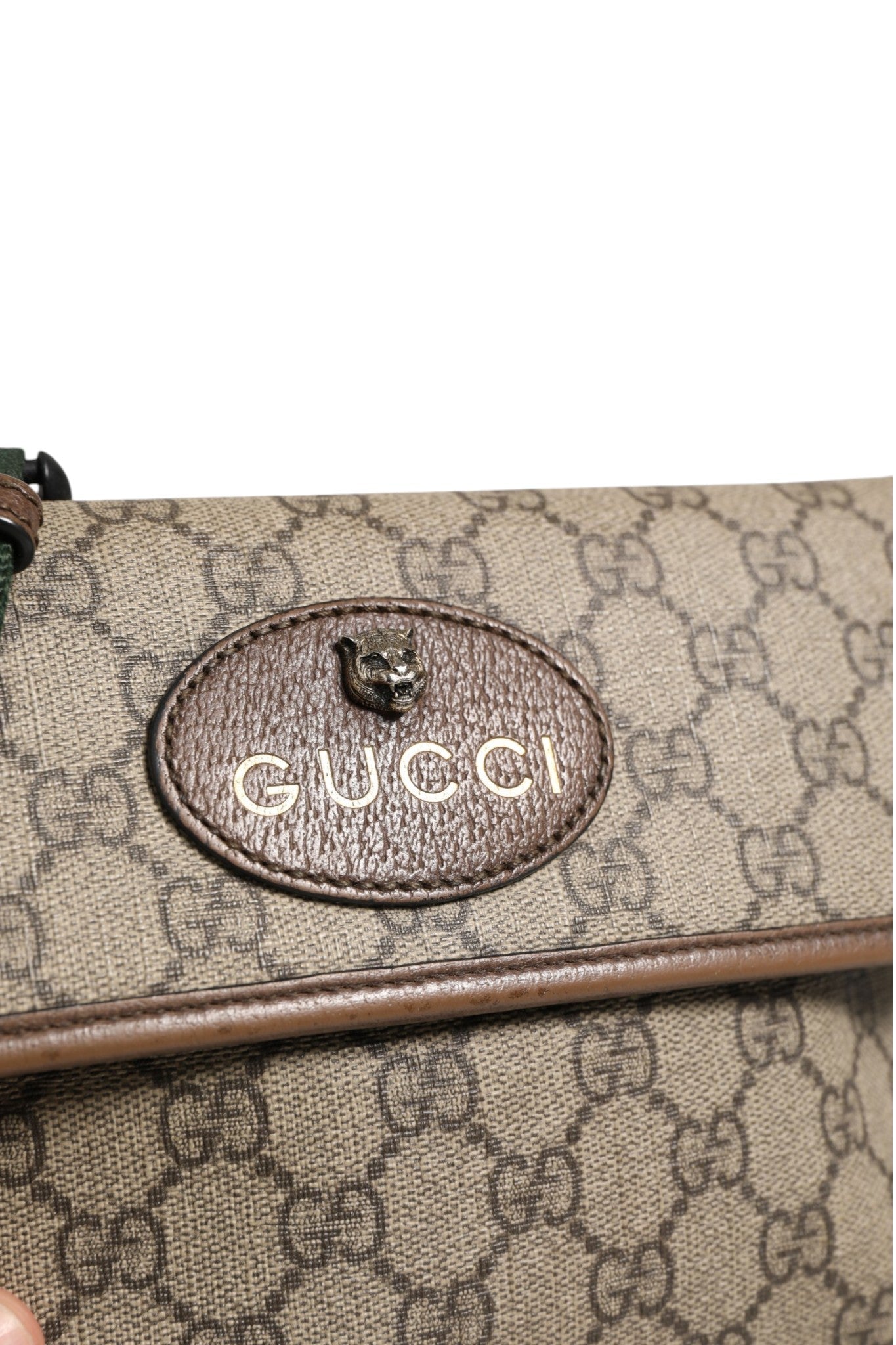 Gucci Supreme Neo Vintage Web Belt Crossbody Women's Bag ( )