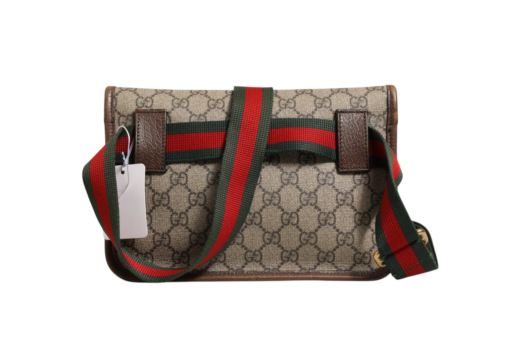 Gucci Supreme Neo Vintage Web Belt Crossbody Women's Bag ( )