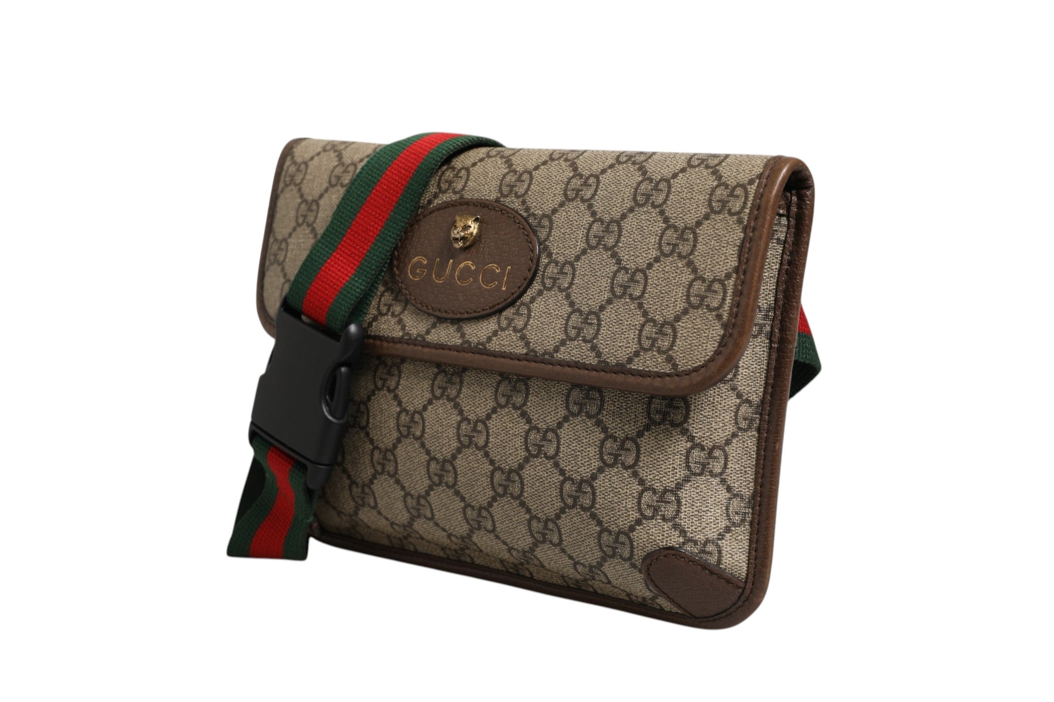 Gucci Supreme Canvas Belt Women's Bag ( )