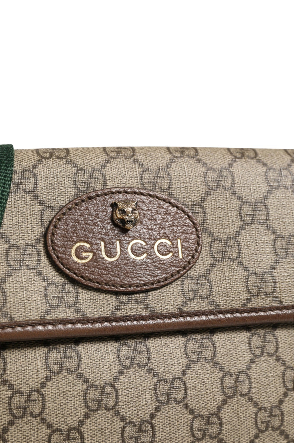 Gucci Supreme Monogram Neo Vintage Web Belt Bag Women's Brown ( )