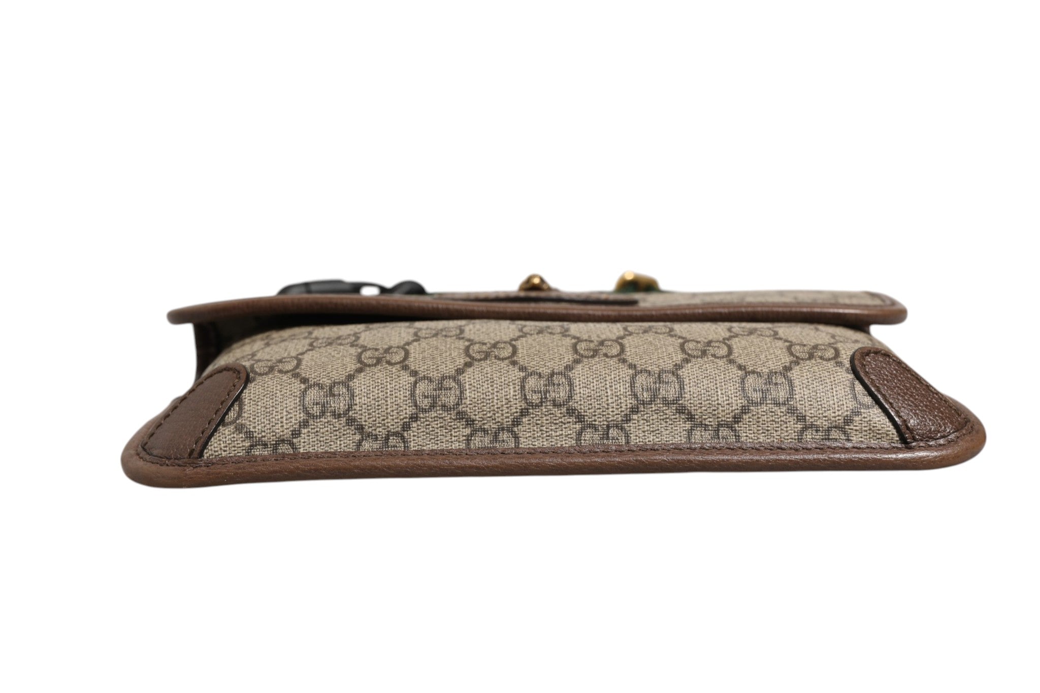 Gucci Supreme Monogram Neo Vintage Web Belt Bag Women's Brown ( )