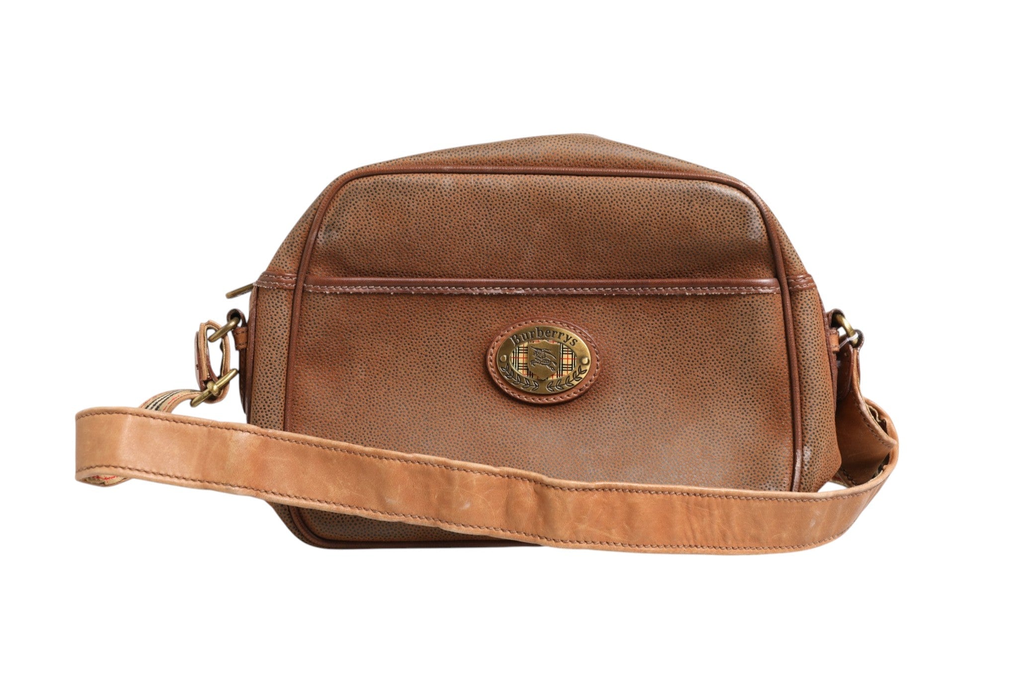 Burberry Brown and Gold Crossbody Women's Bag ( )