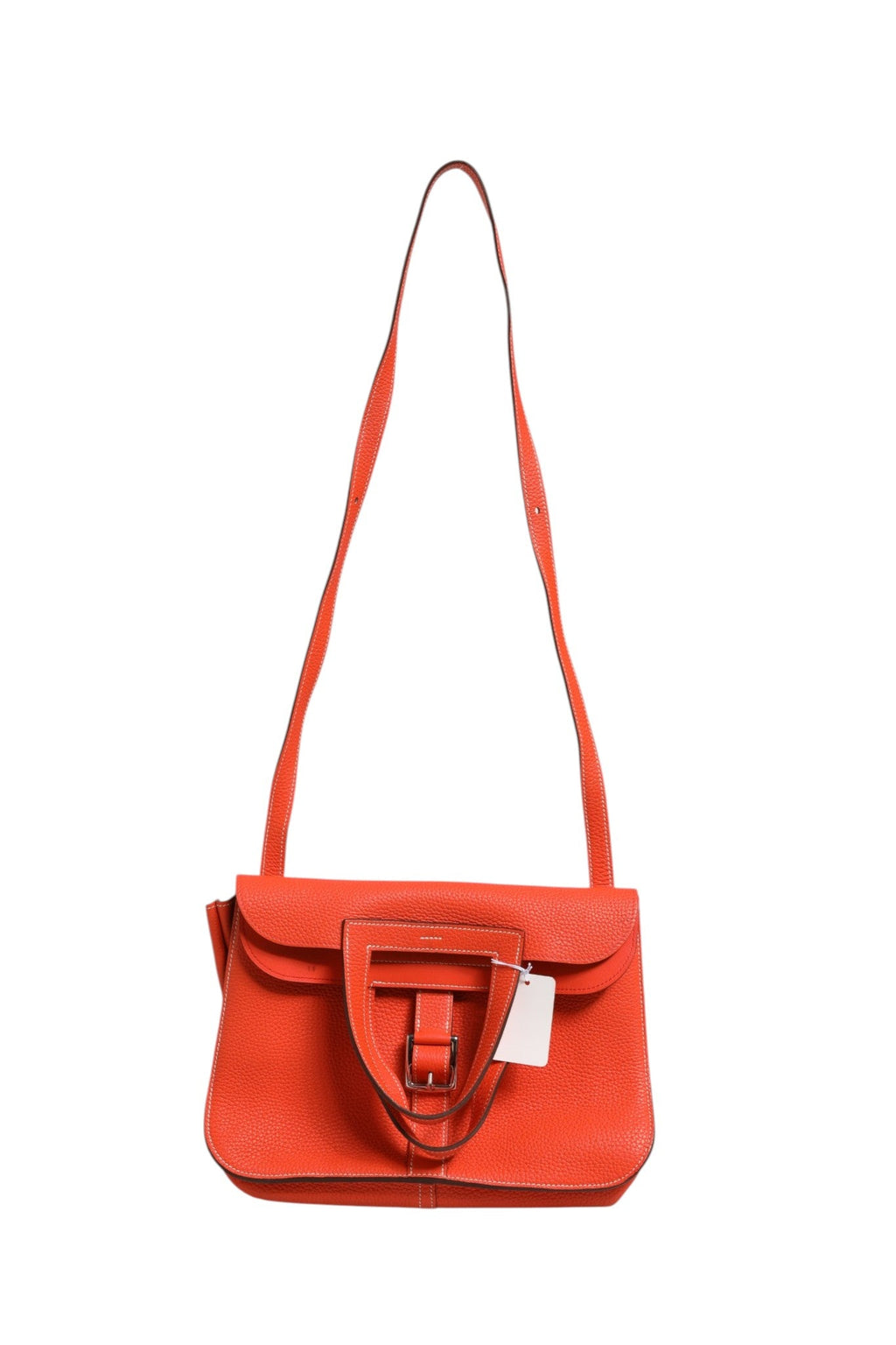 Hermès Rouge Casaque Clemence Halzan 31 Palladium Women's Hardware ( )