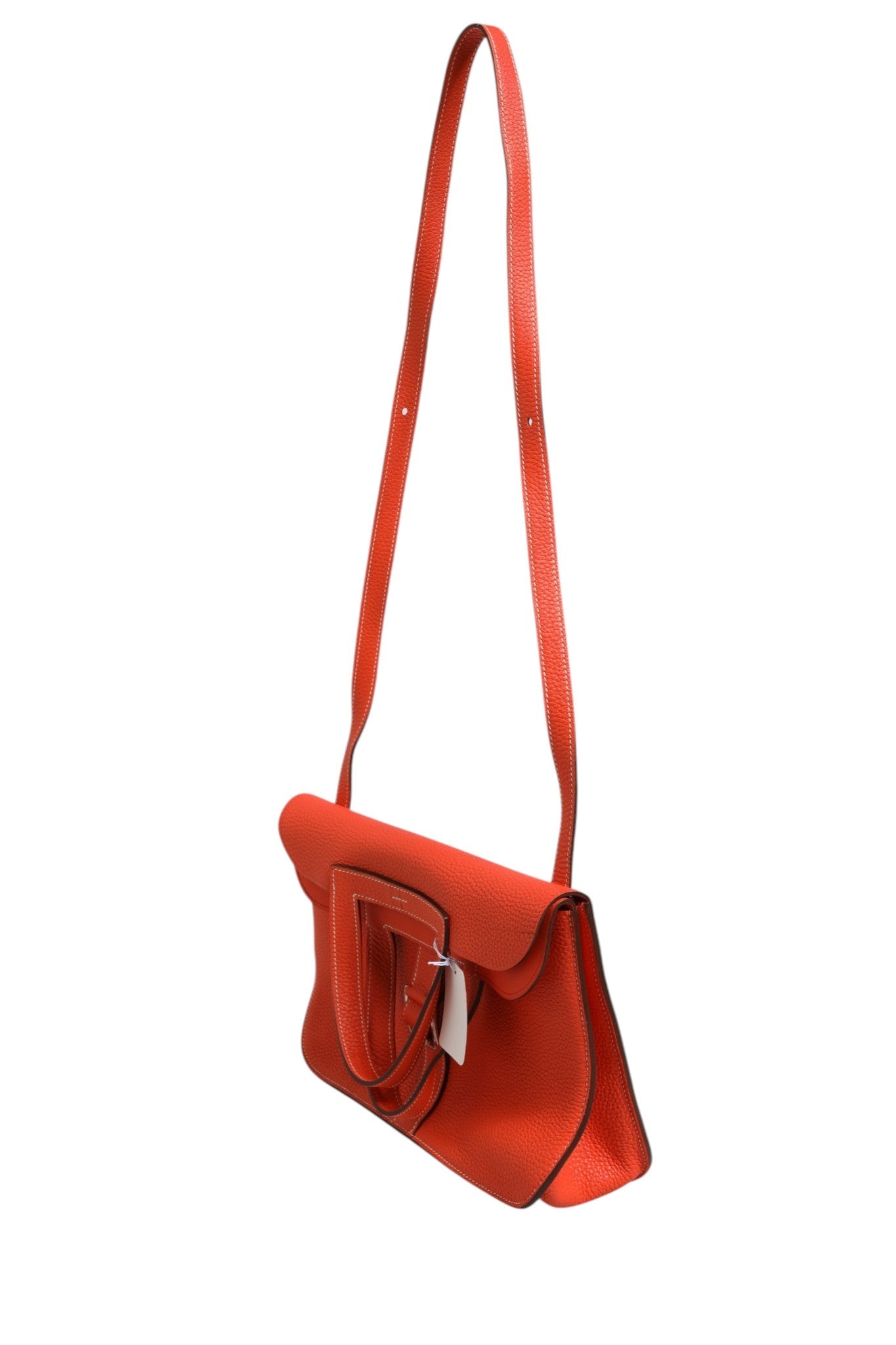 Hermès Rouge Casaque Clemence Halzan 31 Palladium Women's Hardware ( )
