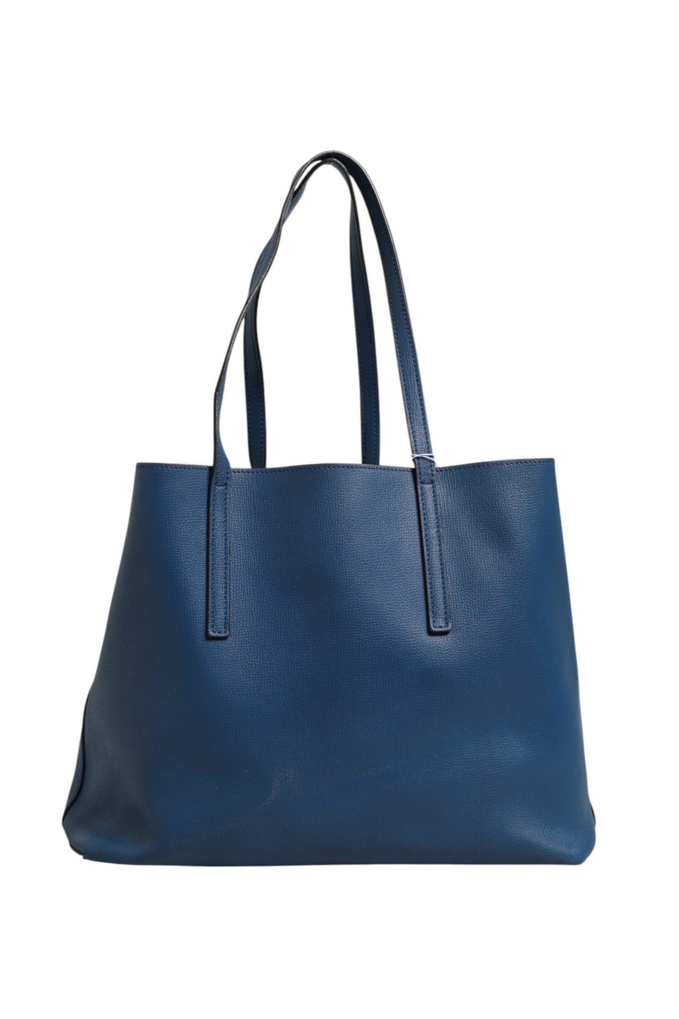 Fendi Leather Navy Blue Shopping Women's Tote ( )