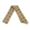 HERMES Twilly Couvertures et Tenues de jour Mordre/Blanc/Blue Silk100%