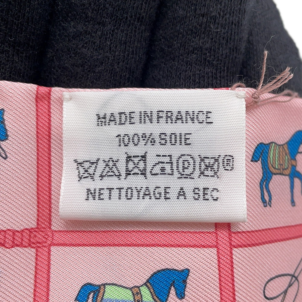 HERMES Twilly Couvertures et Tenues de jour Rose/Blue/Vert Silk100%