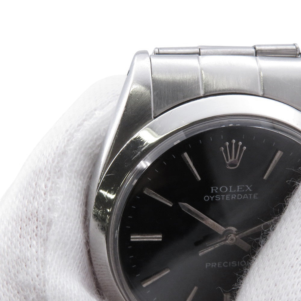ROLEX Oyster Date W34mm Stainless Steel Black Dial6694