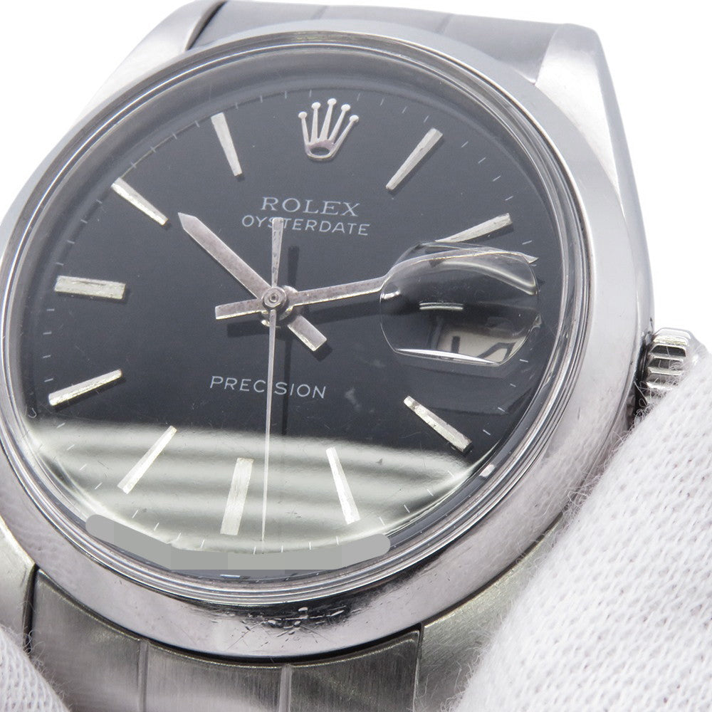 ROLEX Oyster Date W34mm Stainless Steel Black Dial6694