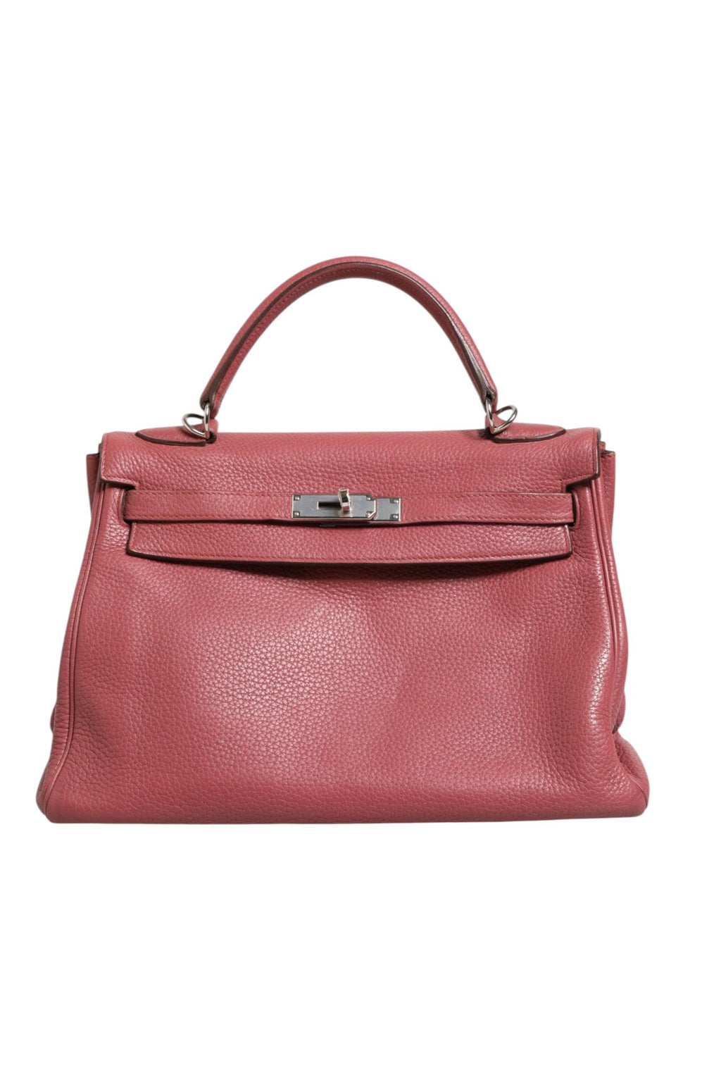 Hermès Kelly 32 Rouge H Togo Retourne Women's Palladium ( )