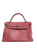 Hermès Kelly 32 Rouge H Togo Retourne Women's Palladium ( )