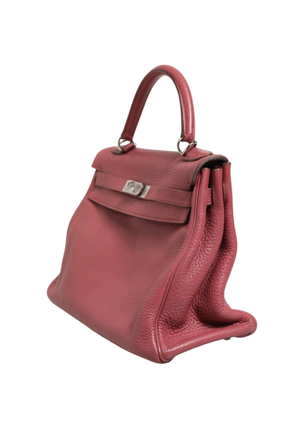 Hermès Kelly 32 Rouge H Togo Retourne Women's Palladium ( )