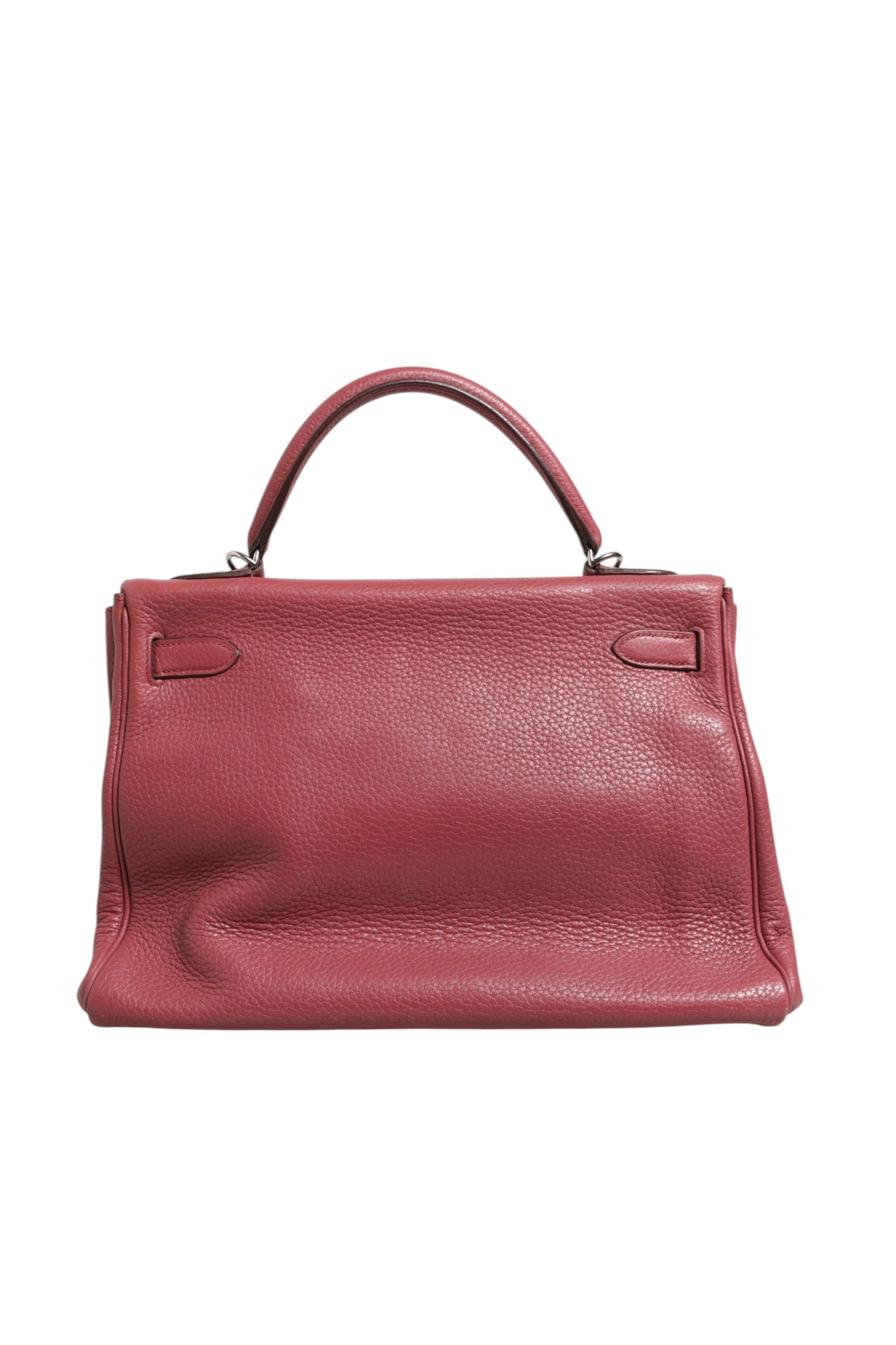 Hermès Kelly 32 Rouge H Togo Retourne Women's Palladium ( )