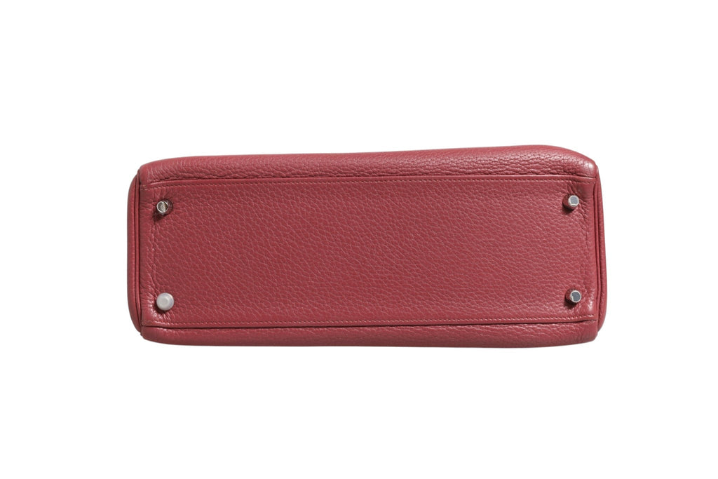 Hermès Kelly 32 Rouge H Togo Retourne Women's Palladium ( )