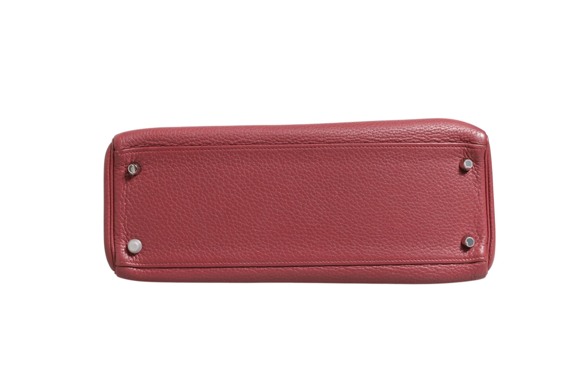 Hermès Kelly 32 Rouge H Togo Retourne Women's Palladium ( )