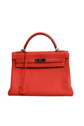 Hermès Kelly 32 Two-Way Handbag with Palladium Women's Hardware ( )