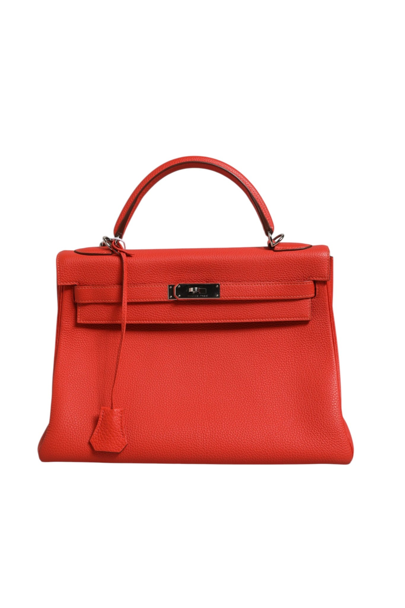 Hermès Kelly 32 Two-Way Handbag with Palladium Women's Hardware ( )