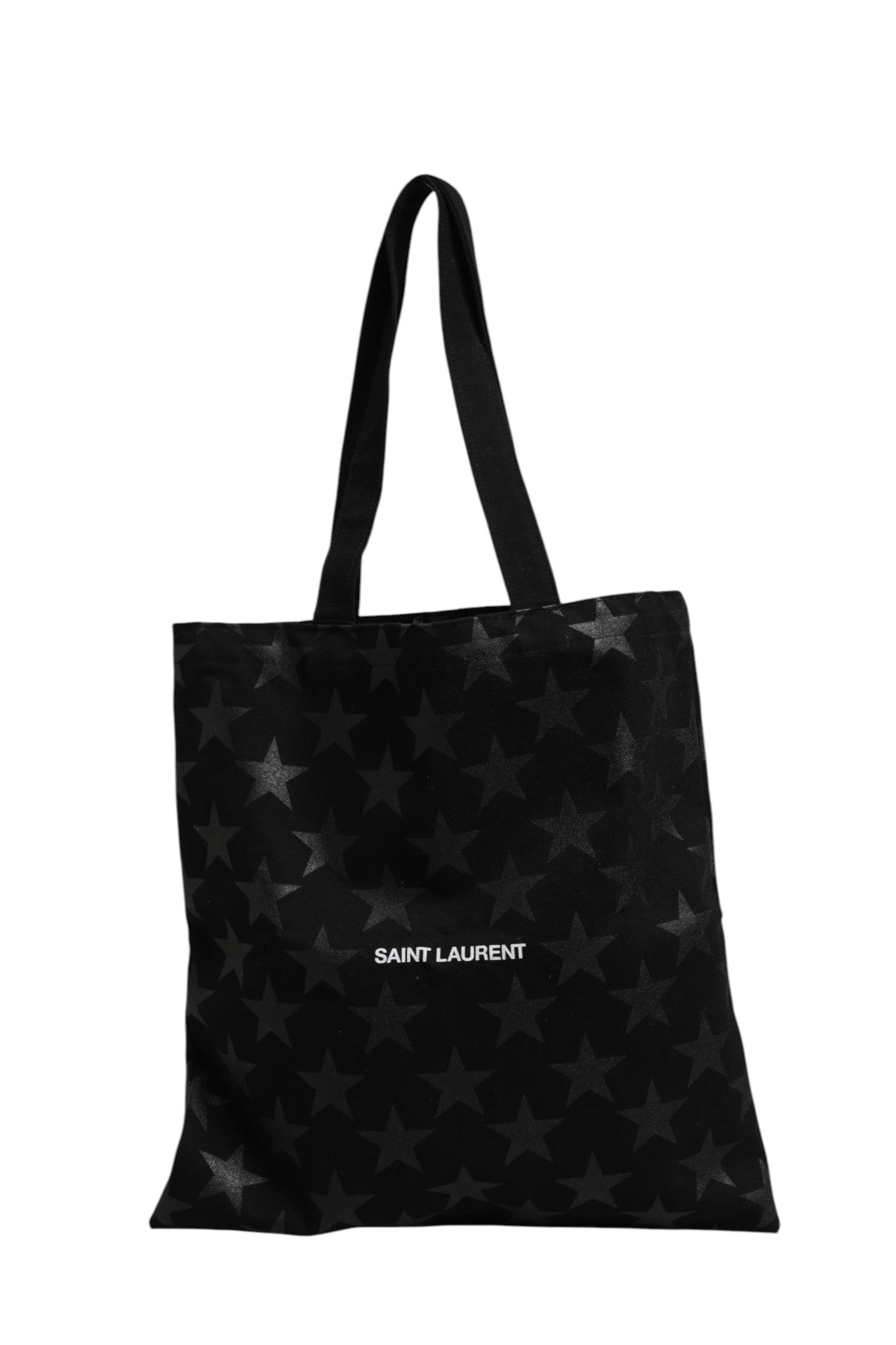 Saint Laurent Rive Droite Black Tote Women's With Star Print Tote Women's bag ( )