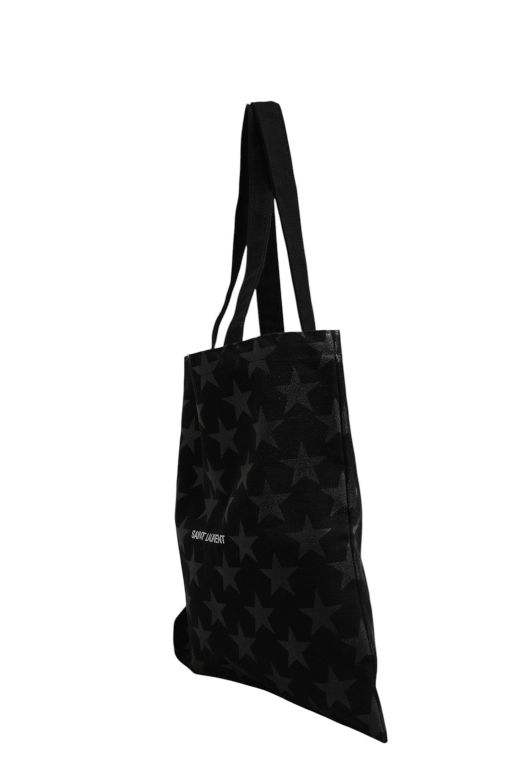 Saint Laurent Rive Droite Black Tote Women's With Star Print Tote Women's bag ( )