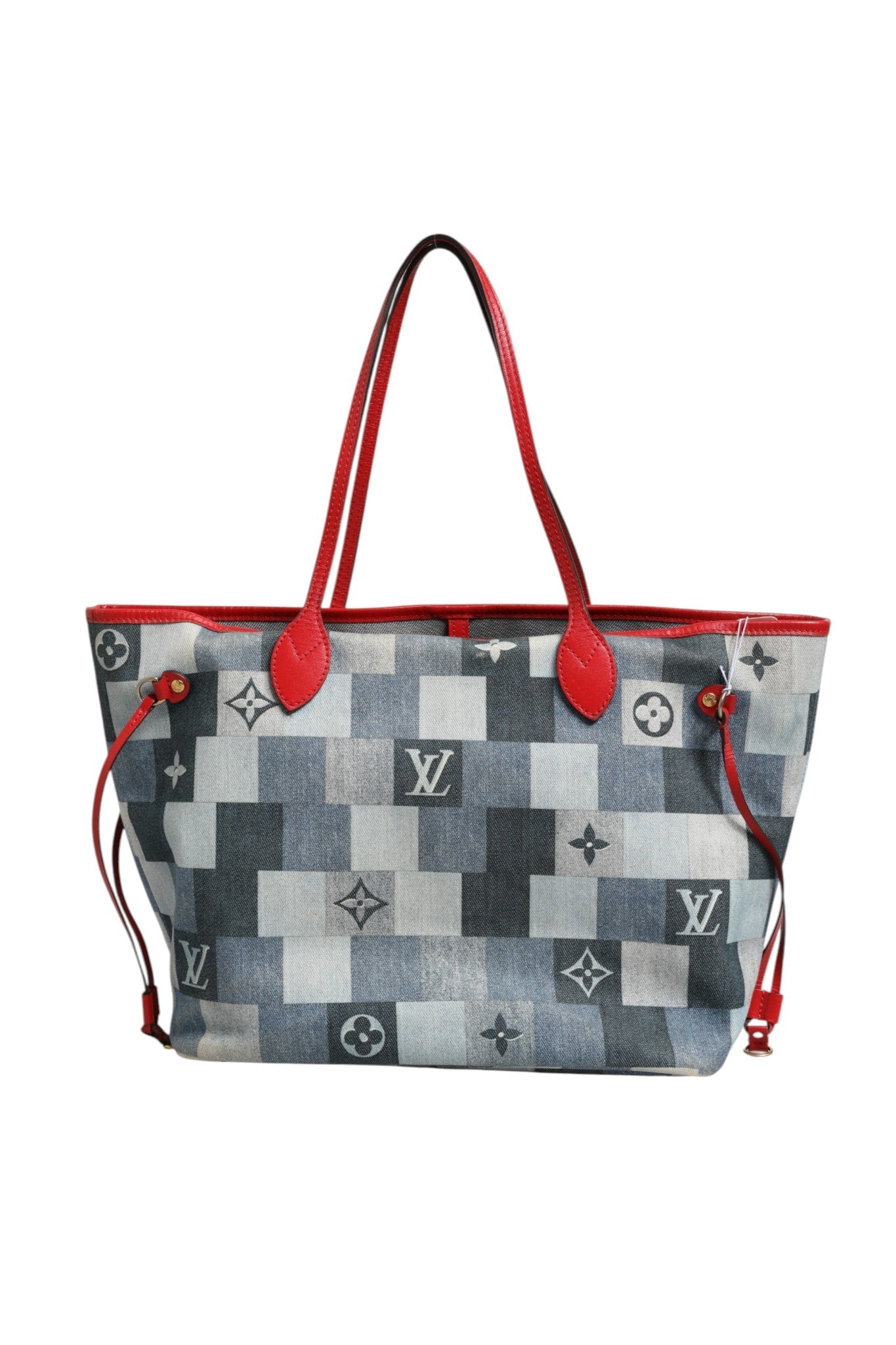 Louis Vuitton Neverfull Patchwork Monogram Denim Tote Women's Bag ( )