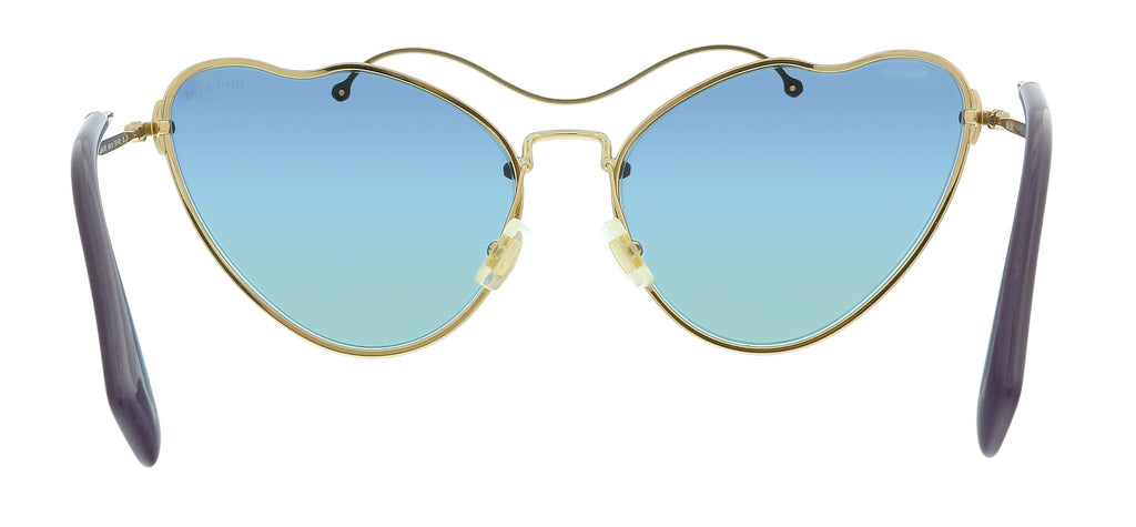 Miu Miu Gold Square 0MU 55RS 7OE5R2 Sunglasses