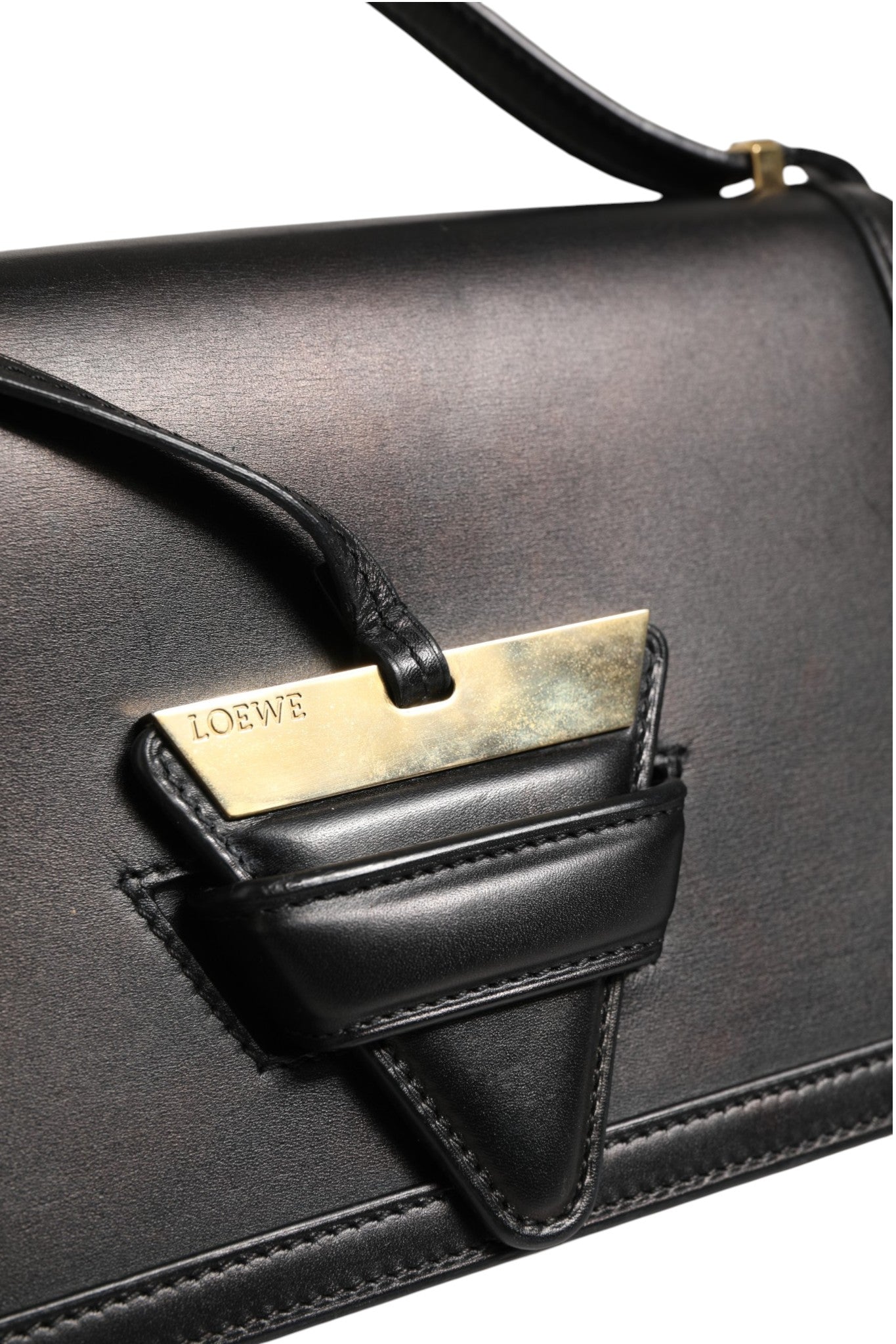 Loewe Barcelona Medium Leather Shoulder Women's Bag ( )