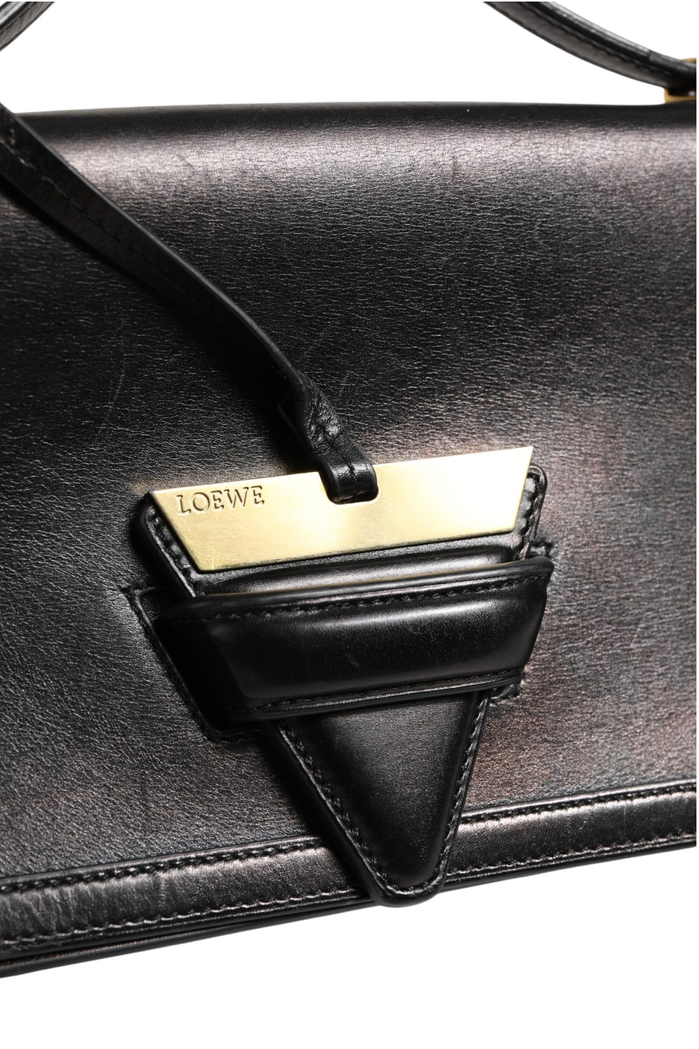 Loewe Barcelona Medium Leather Shoulder Women's Bag ( )