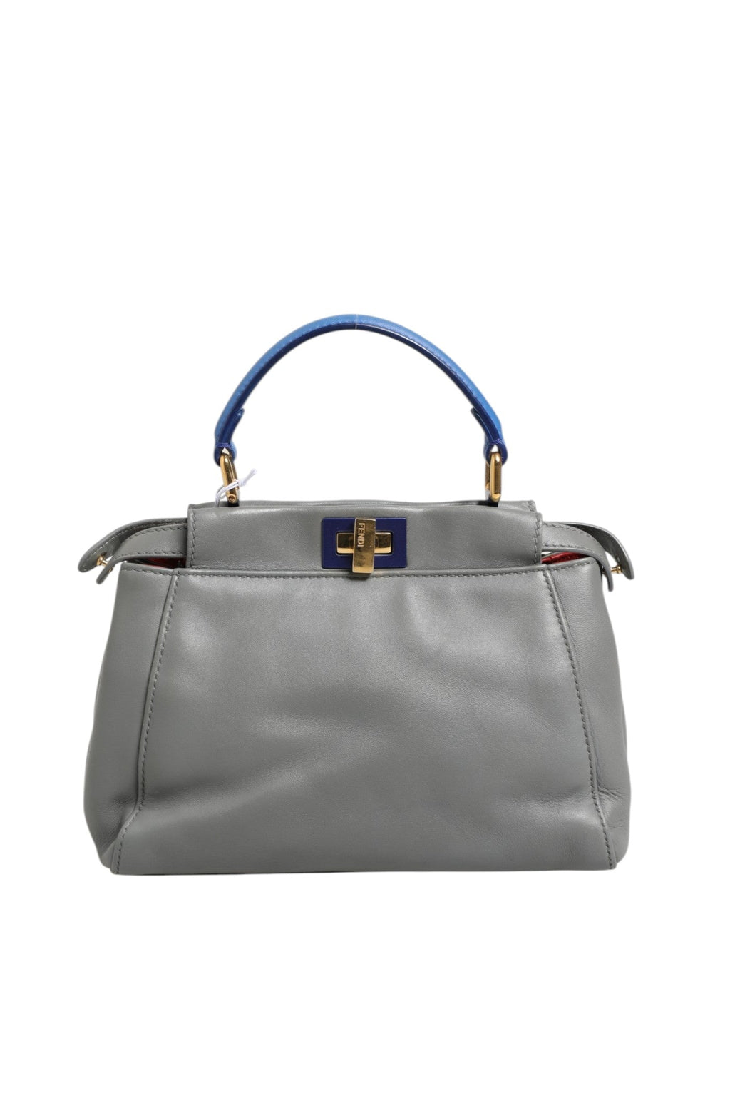 Fendi Mini Peekaboo Blue Women's Grey ( )
