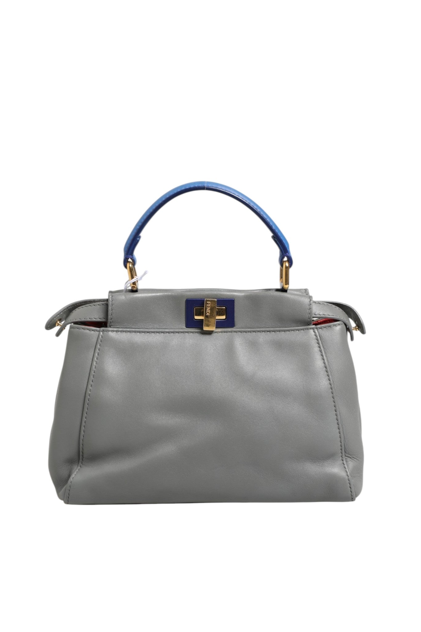 Fendi Mini Peekaboo Blue Women's Grey ( )