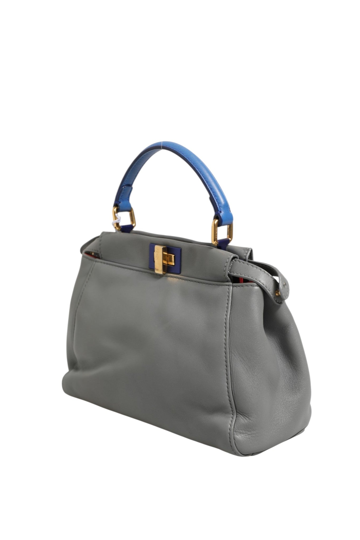 Fendi Mini Peekaboo Blue Women's Grey ( )