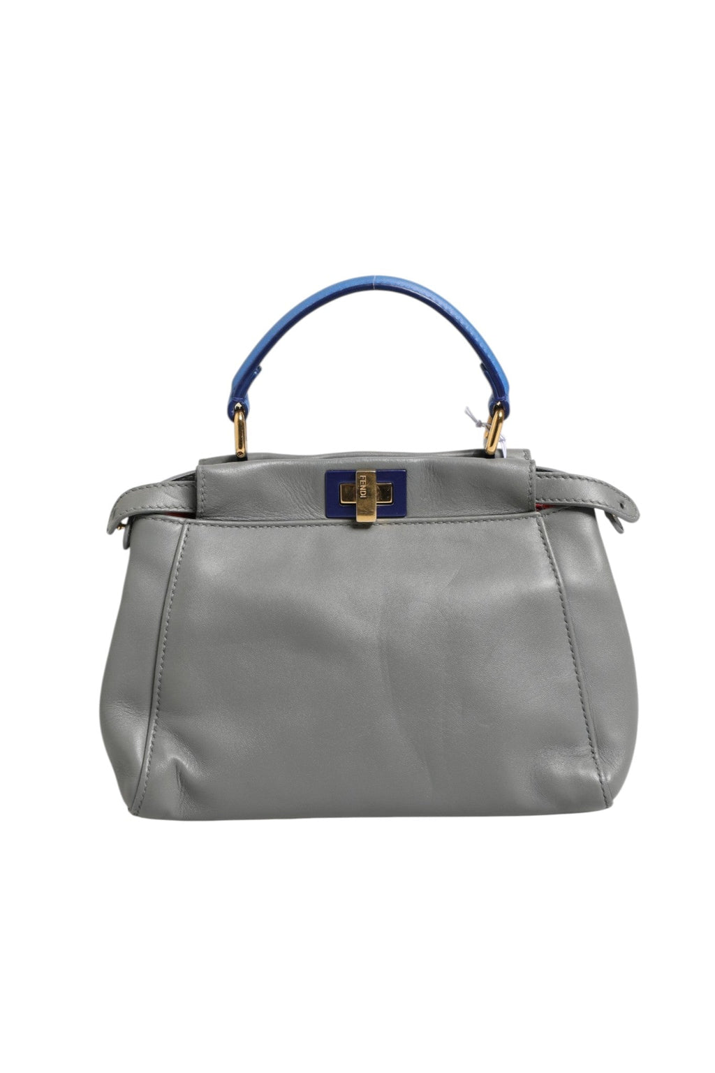 Fendi Mini Peekaboo Blue Women's Grey ( )