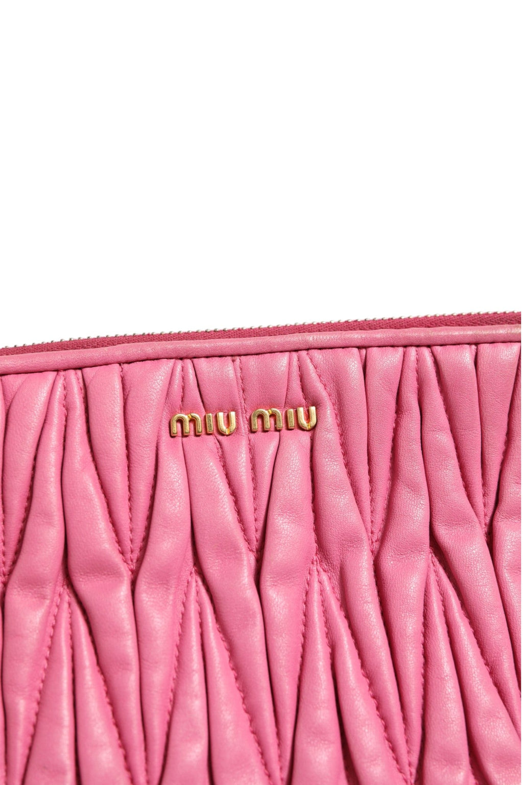 Miu Miu Matelassé Leather Shoulder Women's Bag ( )
