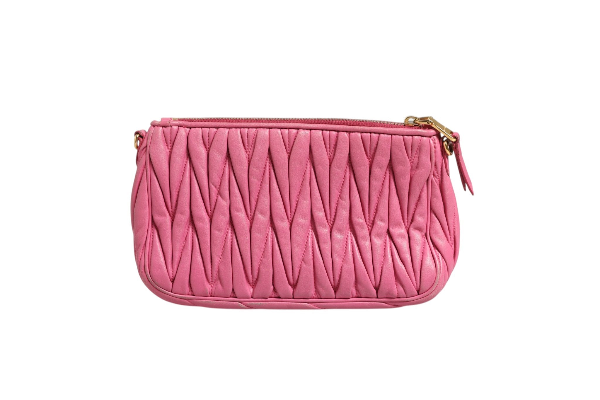 Miu Miu Matelassé Leather Shoulder Women's Bag ( )