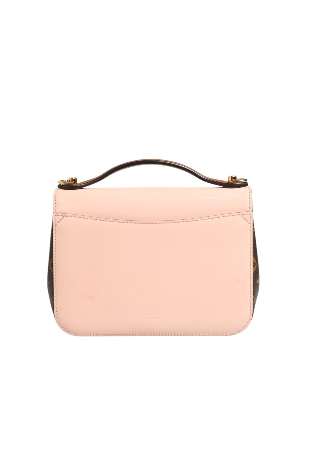 Louis Vuitton Pink Vernis and Monogram Canvas Cherrywood BB Shoulder Women's Bag ( )