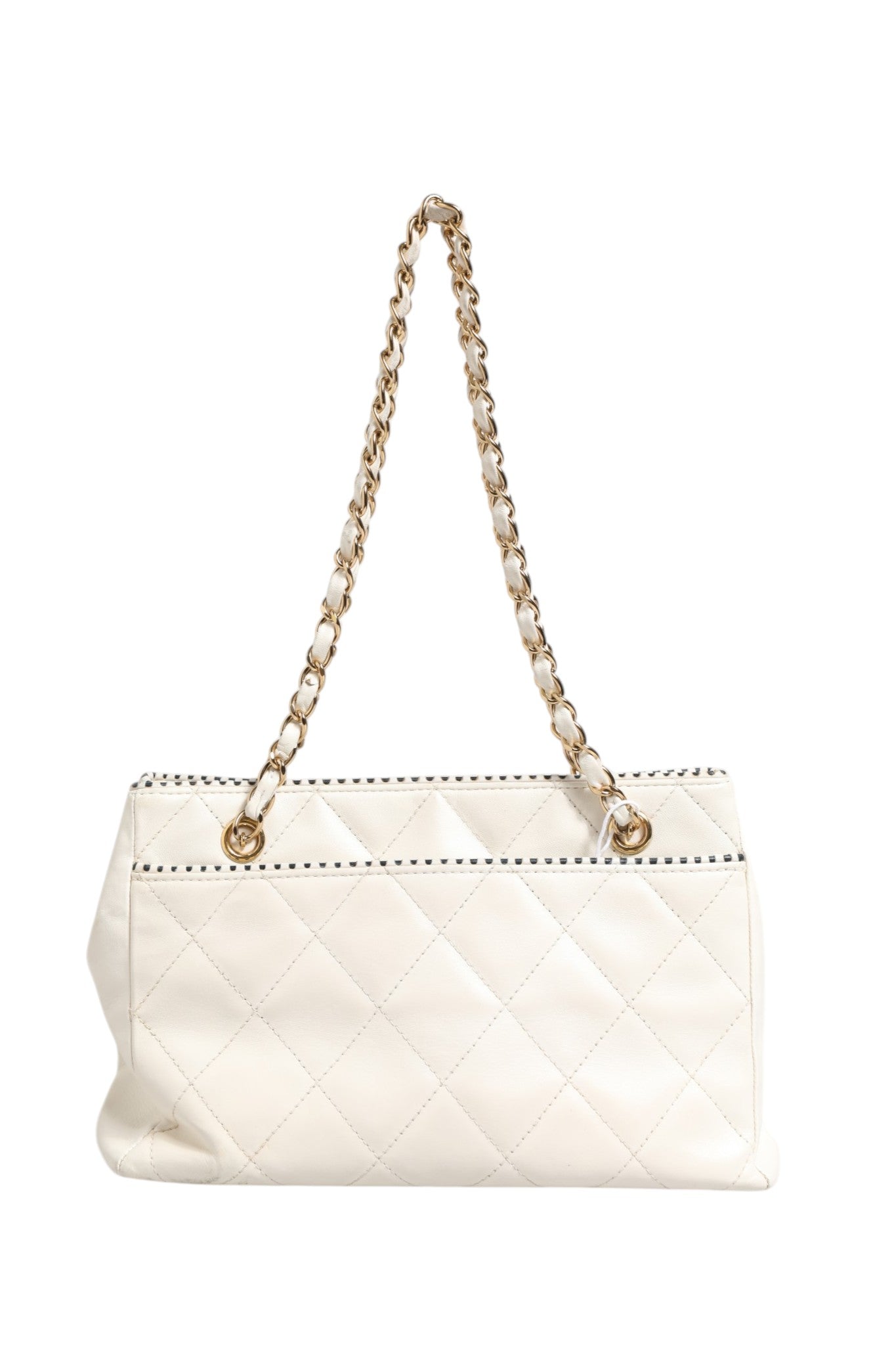 Chanel Shiny Calfskin Quilted Mini 22 White Women's 1792563 ( )