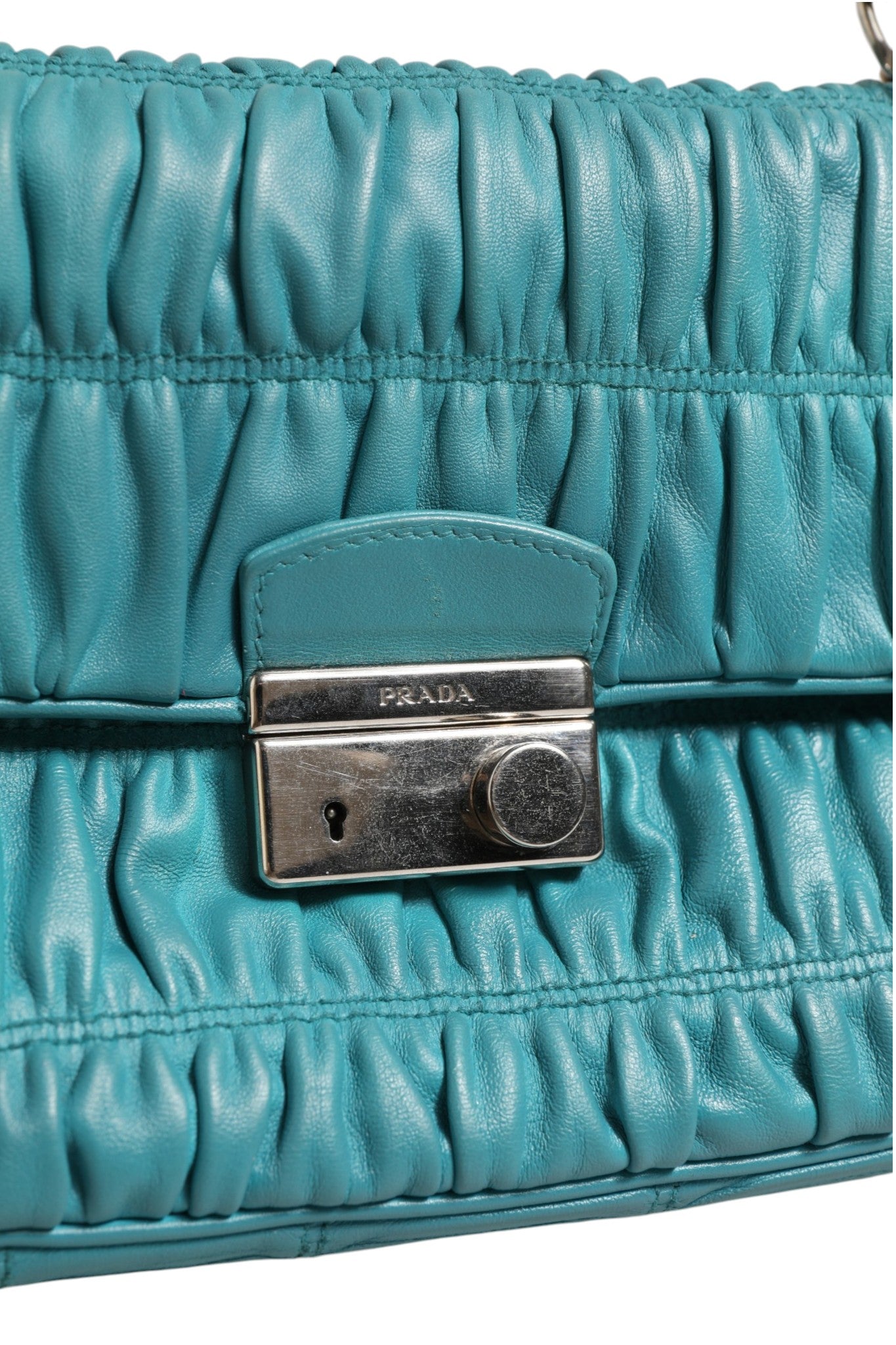 Prada Nappa Gaufre Flap Women's Bag ( )