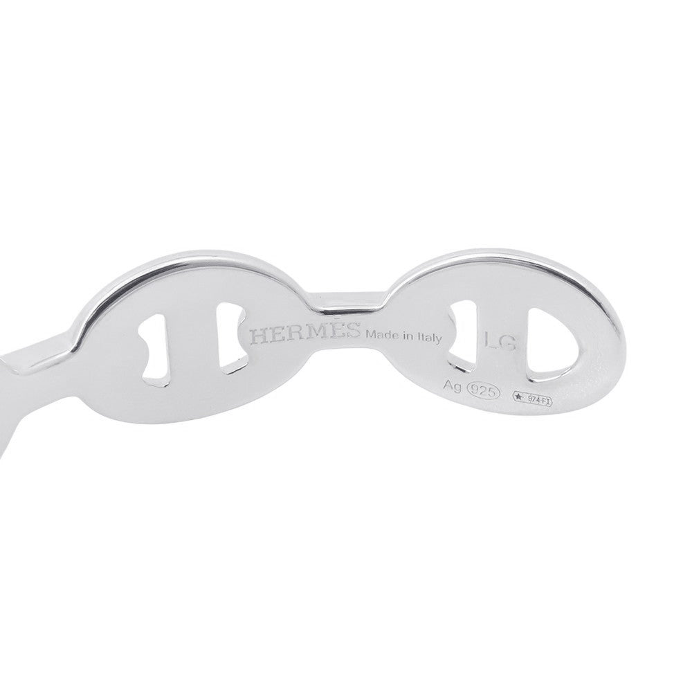 HERMES Chaine d'Ancre Bangle Size LG SV925