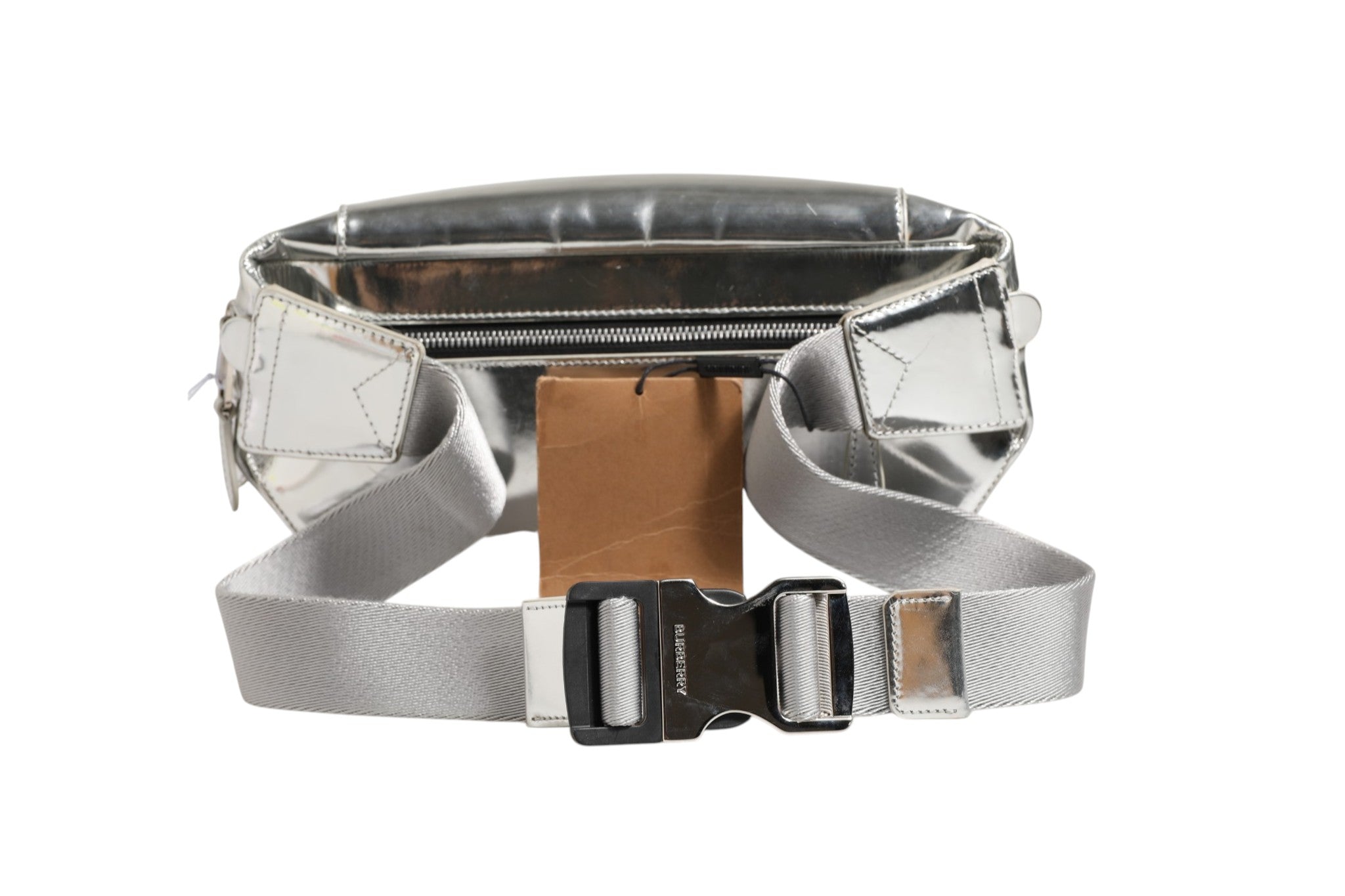 Burberry Belt bag Silver in Women's Synthetic ( )