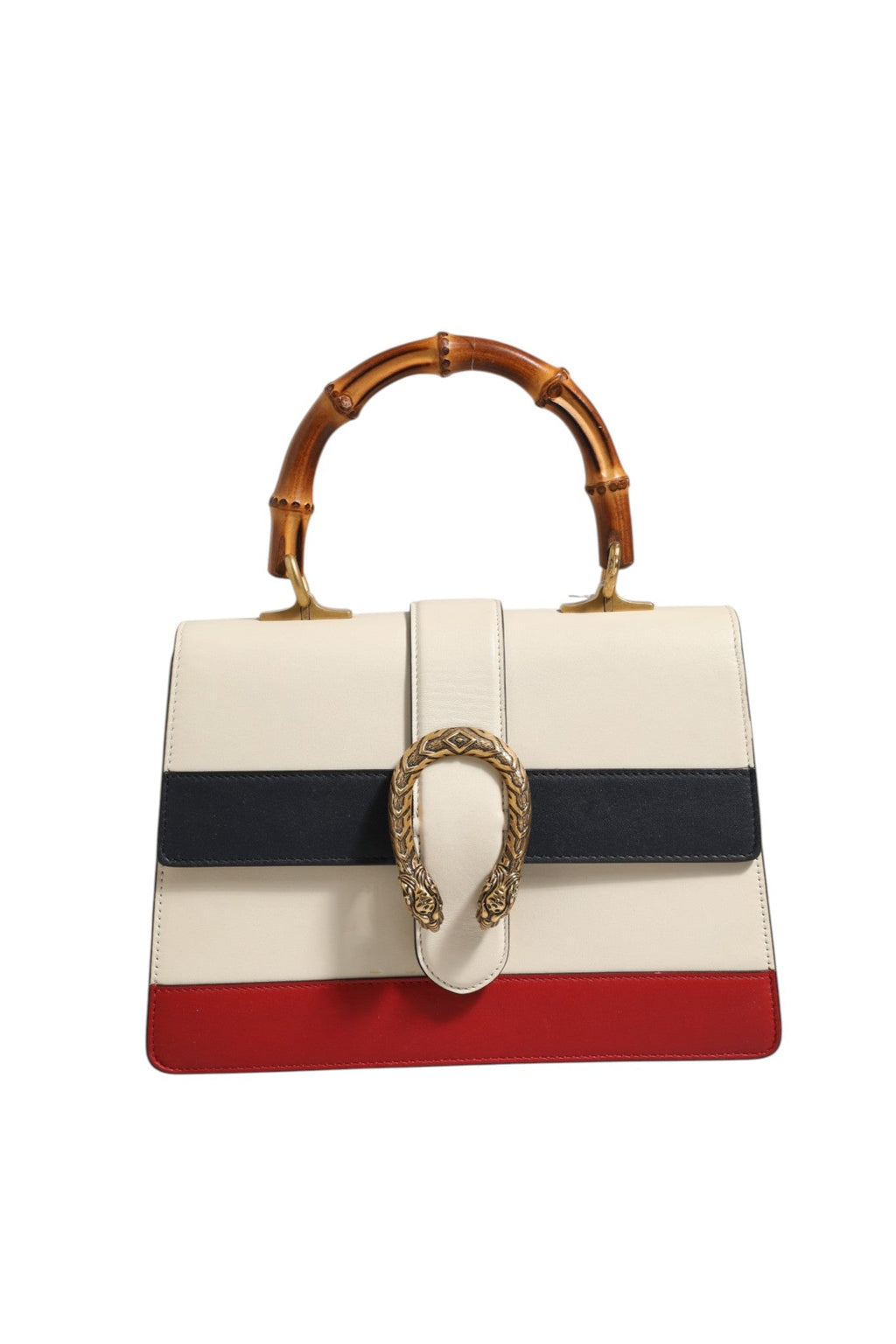 Gucci Dionysus Bamboo Top Handle Bag Colorblock Women's Leather ( )