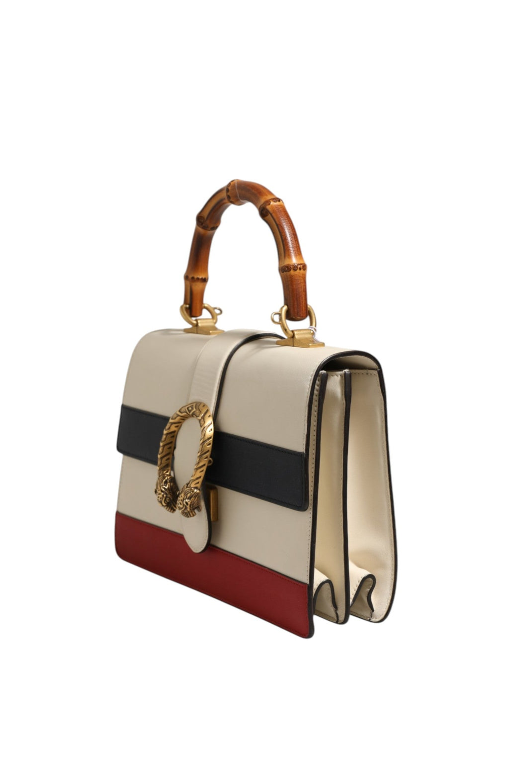 Gucci Dionysus Bamboo Top Handle Bag Colorblock Women's Leather ( )