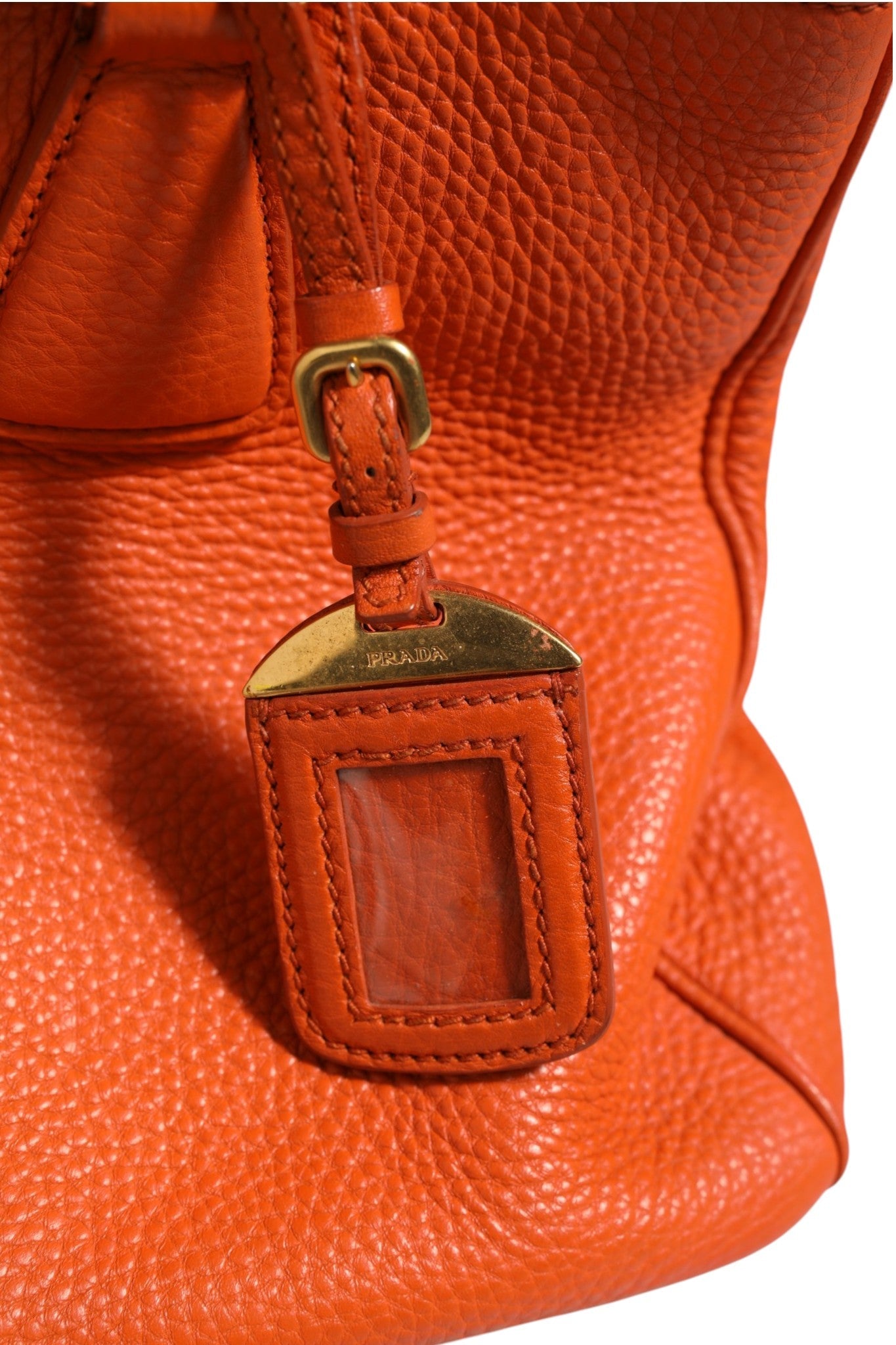 Prada Vitello Daino Leather Tote Women's Bag ( )