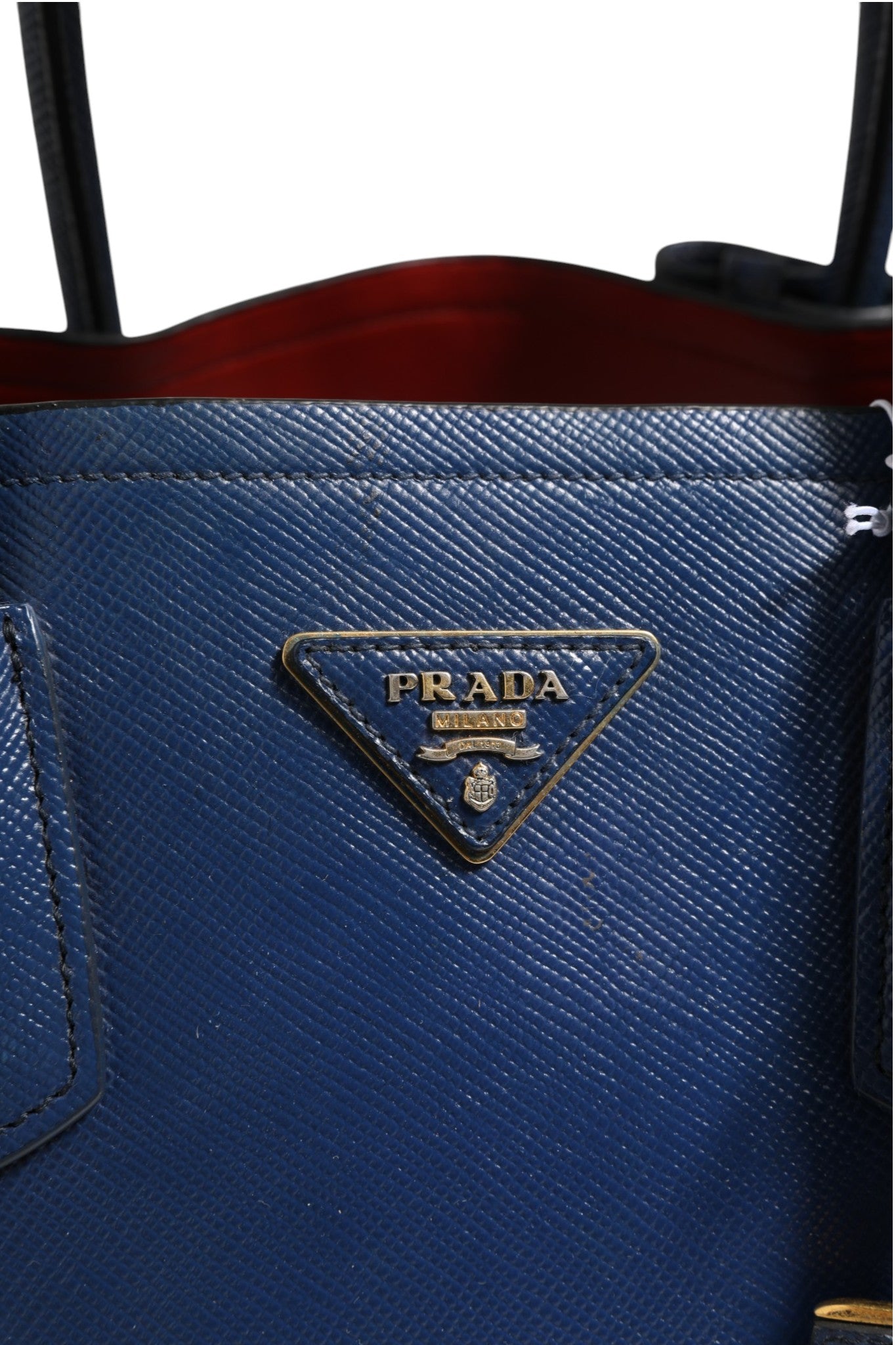 Prada Blue Saffiano Leather 2way Women's Bag ( )