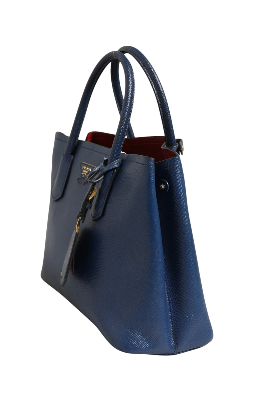 Prada Blue Saffiano Leather 2way Women's Bag ( )